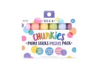 OOLY Chunkies Paint Sticks, Blå, Grön, Orange, Rosa, Lila, Gul, Lackpenna, Hård, 6 styck |