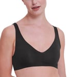 Sloggi BH Zero Feel 2 0 Soft Bra Svart XL+ Dam