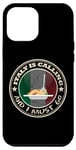 Coque pour iPhone 15 Pro Max Retro Vintage Italy Is Calling and I Must Go Humor