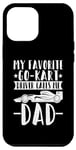Coque pour iPhone 14 Plus Fête des Pères Karting Racer Go Kart Racing Dad