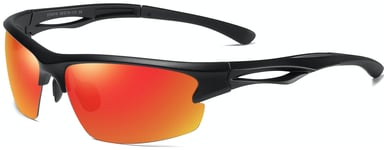 Sports solbriller til mænd, Drift by Kaleu (H: 6,5 cm. x B: 1,6 cm. x L: 13,5 cm., Orange)