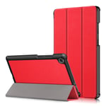 Röd Fodral för Lenovo Tab M8 | Skyddar surfplattan | Ställbar