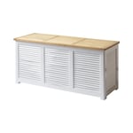 Cinas - Dynbox Vit med Teaklock