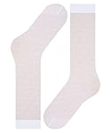 FALKE Women's Dot 15 DEN W KH Sheer Patterned 1 Pair Knee-High Socks, White (White 2209), 5.5-8
