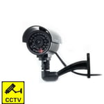 Dummy CCTV Camera Outdoor Indoor Fake CCTV Security Cam Imitation Flashing LED