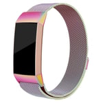 Fitbit Charge 3 luxury milanese watch band replacement - Size: S / Multi-color