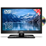 Cello ZSF0291 19" inch LED TV/DVD Freeview HD with Satellite Receiver | 2020 Model Made In The UK, Black