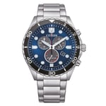 Citizen Watch OF Sporty Aqua Eco Drive Chrono 43mm Blue dial AT2560-84L