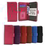 New Standcase Wallet Samsung Galaxy A7 2018 (A750FN/DS) Röd