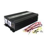 Goobay Inverter till bil 12V till 230V, 2000W/4000W Modifierad Sinus