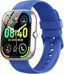 Montre Connectée Femme Homme, 1.91" HD Smartwatch avec Appels Bluetooth, 110+ Sportifs, Montre Intelligente Sport Etanche IP68 Podometre/Cardiofrequencemetre/Moniteur de Sommeil pour Android iOS