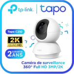 Tapo Caméra Surveillance WiFi intérieure 2K 4MP C220, détection de