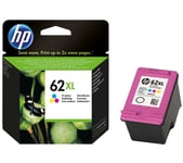 Original HP 62XL Colour Ink Cartridge For ENVY 5640 Inkjet Printer