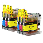 6 C/M/Y Ink Cartridges for use with Brother MFC-J4420DW, MFC-J5320DW, MFC-J680DW
