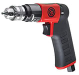 Chicago Pneumatic CP7300RC - Air Power Drill, Power Tools & Home Improvement, Reversible, 1/4 Inch (6.5 mm), Keyed Chuck, Pistol Handle, 0.31 HP / 230 W, Stall Torque 1.9 ft. lbf / 2.6 Nm - 2800 RPM