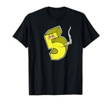 High Number Five funny Stoner Five 420 High number 5 T-Shirt