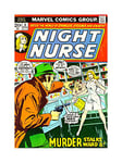 Wee Blue Coo Comic Night Nurse Murder Stalks Ward Eight Crime Picture Wall Art Print