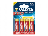Varta Max Tech 04706 - Batteri 4 x AA-typ