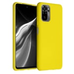 kwmobile TPU Case Compatible with Xiaomi Redmi Note 10 / Note 10S - Case Soft Slim Smooth Flexible Protective Phone Cover - Vibrant Yellow