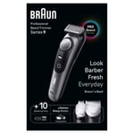 Braun Pro Beard Trimmer 9 Bt9420 With 10 Barbering Tools