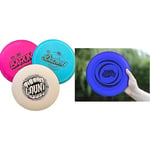Disc Golf UK Starter Set with 3 Discs Frisbee Golf - Made in UK PDGA Approved & Wicked Sky Rider Pro - 125g High Performance Flying Disc