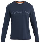 Icebreaker Merino Central Classic LS Tee Icebreaker T-shirt Midnight Navy-IB401 L - Fri frakt