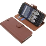 Case for Doro 8040 Smartphone Book-Style Protective Case Phone Case Book Braun