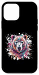 iPhone 12 mini Polar Bear Head | Animal Portrait Popart Colorful Case