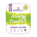 Slumberdown Allergy Comfort Single Duvet 13.5 Tog Winter Duvet Single Bed