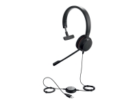 Jabra Evolve 20 MS mono - Headset - på örat - kabelansluten - USB - Certifierad för Skype for Buisness