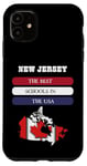 iPhone 11 New Jersey Best Schools In The USA Canada Parody Design Case