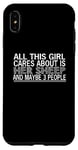 Coque pour iPhone XS Max Mouton amusant - This Girl Cares About Is Her Sheep