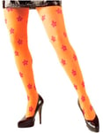 Flower Power - Orange Strumpbyxor