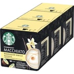 Starbucks Dolce Gusto Madagaskar Vanilla Macchiato -kahvikapseli, 12 kpl, 3-PACK