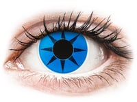 ColourVUE Crazy Lens - Blue Star - utan styrka (2 linser)