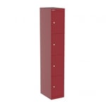 Förvaringsskåp CLK184 - 180x30,5x46 cm, Färg Cardinal Red