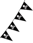 6 Meter Piratbanner med Vimpler - Pirates of the Seven Seas