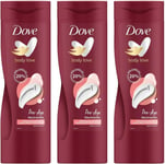 Dove Nourishing Body Care Pro Age Body Lotion 400Ml (Pack of 3)