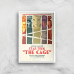 The Cage Giclee - A4 - White Frame