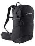 VAUDE Hiking Backpack Wizard in black 30+4L, Water-Resistant Backpack for Women & Men, Comfortable Trekking Backpack with Well-Designed Carrying System & Practical Compartmentalization