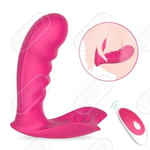 LSC® Kvinnlig Fjäril Dildo Vibrator G Punktstimulering Vibrerande trosor Vagina Träning Pussy Massage Vuxenleksaker-Typ E051-Rosa