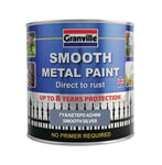Granville Smooth Silver Metal Paint 250ml Tin Direct To Rust