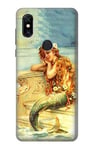 Little Mermaid Painting Case Cover For Xiaomi Mi Mix 3