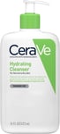Cerave Hydrating Cleanser for Normal to Dry Skin 473Ml with Hyaluronic Acid & 3