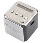 iplusmile TD-V26 Digital Speaker Mini Speaker FM Radio Stereo MP3 MP4 Music Player Support Micro SD/TF Card/USB/Disk/FM (Black)