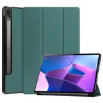 Högkvalitativt Lenovo Tab P12 Pro fodral - Grönt