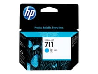 HP 711 - 29 ml - cyan - originale - cartouche d'encre - pour DesignJet T120 ePrinter, T520 ePrinter