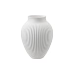 Knabstrup Vase Ripple, White
