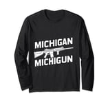 Michigan Gun Lovers Michugun Rifle Shooting Range Long Sleeve T-Shirt