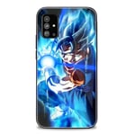 FUTURECASE Anime Son Goku Z Cartoon Tempered Glass Case for Samsung Galaxy S20 S21 Plus Ultra FE A51 A71 4G 5G Note 20 Ultra Instinct (14, Samsung A71 5G)